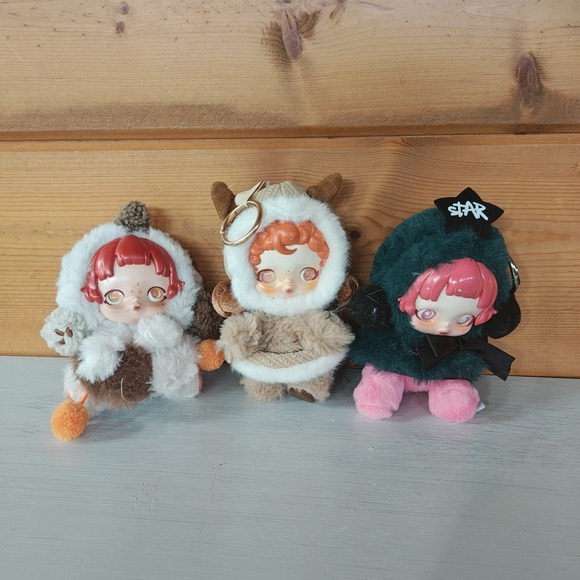 POPMART Other - Set of 3 POP X MART SKULLPANDA Winter Symphony Plush Dolls Partita D52